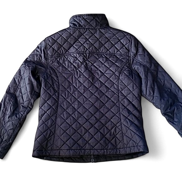 Women's Lands End Jacket S/P 6-8 Black - Picture 2 of 10